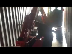 loading and fixed the excavator